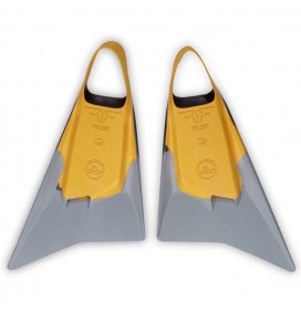 Palmes de bodyboard Pride Vulcan V2 Jaune/Gris