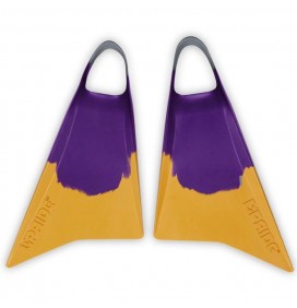 Palmes de bodyboard Pride Vulcan V2 Violet/Jaune