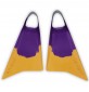 Aletas de Bodyboard Pride Vulcan V2 Morado/Amarillo