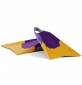 Aletas de Bodyboard Pride Vulcan V2 Morado/Amarillo