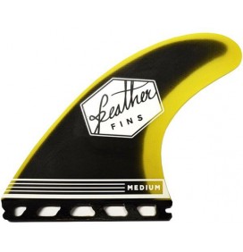 Kiele Feather Gfk Fins Yellow & Black