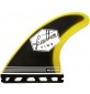 Quillas Feather Fins Fiberglass Yellow & Black