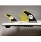 Kiele Feather Gfk Fins Yellow & Black