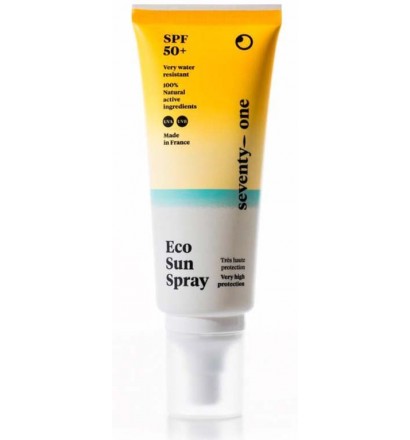 Crema solar eco sun spray SPF50 Seventy One Percent