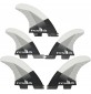 Ailerons de surf FCS II DH PC Tri-Quad