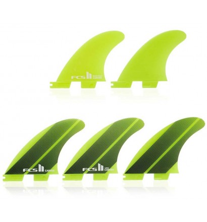 FCSII Carver Neo Glass tri-quad fins