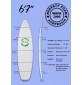 Foam Bennett-Dion Shortboard