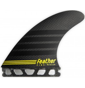 Ailerons de surf Feather Fins C-1 Full Carbon Single Tab