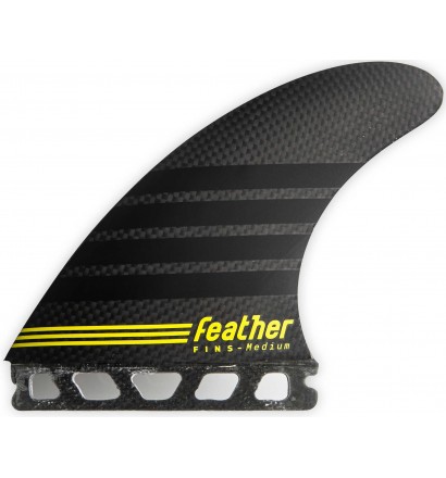 Quilhas surf Feather Fins C-1 Full Carbon Single Tab