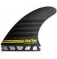 Ailerons de surf Feather Fins C-1 Full Carbon Single Tab