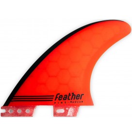 Dérive de surf Feather Fins Gony Zubizarreta Red Core Click Tab