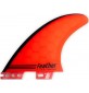 Quillas Feather Fins Gony Zubizarreta Red Core Click Tab