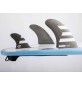 Ailerons de surf Feather Twin Fin 2+1 Single Tab