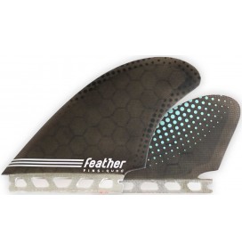 Quilhas surf Feather Fins Semi Keel Quad Single Tab