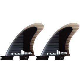 Ailerons de surf FCSII Reactor Quad Rear PC