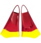 Option bodyboard fins MK2 Red/Yellow