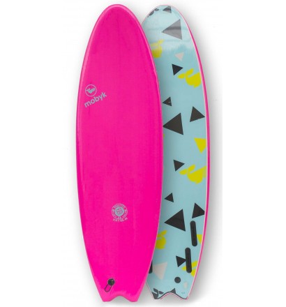 Prancha de surf softboard Mobyk Fish Quad