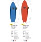 Prancha de surf softboard Ocean & Earth MR Twin Fin Epoxy-Soft