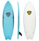 Prancha de surf softboard Ocean & Earth MR Twin Fin Epoxy-Soft