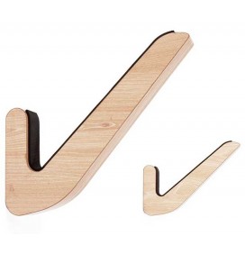 eenvoudig surfplankrek Ocean & Earth Longboard Timber Wall Rack