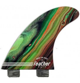 Ailerons de surf Feather Fins Performance Twin