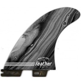 Ailerons de surf Feather Fins Performance Twin Click Tab