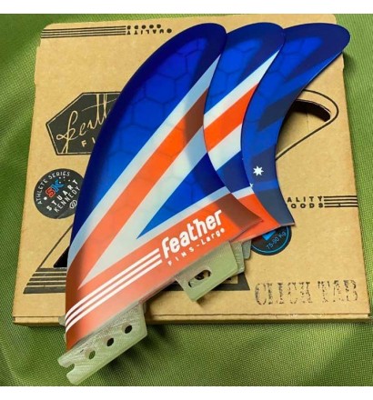 Quilhas surf Feather Fins Stuart Kennedy Click Tab