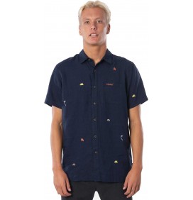  Rip Curl SWC Motif Linen Shirt