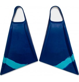 Stealth S2 Pinnacle Bodyboard Fins Navy/Ice Blue