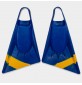 Aletas de bodyboard Stealth S2 Pinnacle Blue/Sun Gold