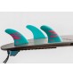 Quillas de surf Feather Ultralight Epoxy HC Click Tab