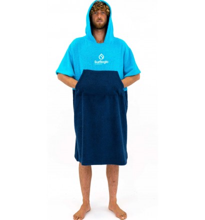 Poncho handtuch Surf Logic Cyan & Navy