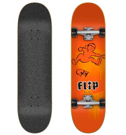 Skateboard Flip HKD Fast Times Red 7.87″ complete