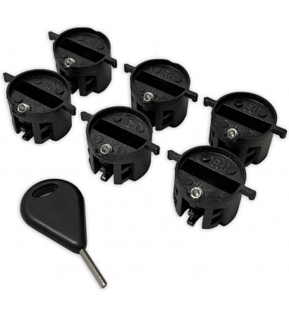 Jeu de 6 Plugs d'aileron Eurofin