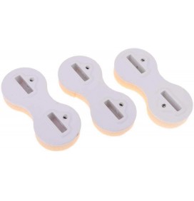 Jeu de 3 Plugs M-Fins Dual Tab