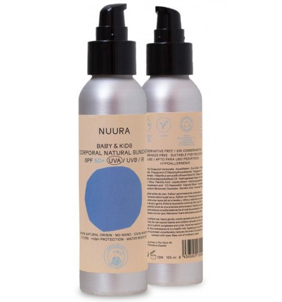 Crema solar en spray Nuura SPF50 Baby & Kids