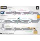 Surfboard Torq fish Colour Pinline