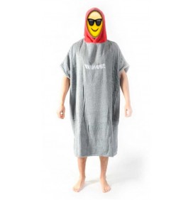 WEST Grey/Red Poncho 