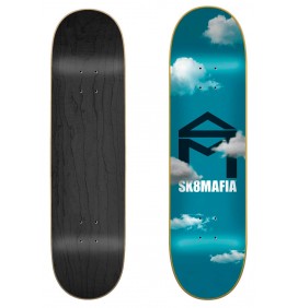 Skateboard Sk8mafia House Logo Clouds 8.0″