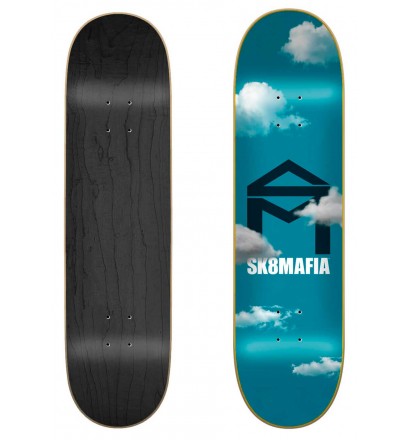 Skateboard Sk8mafia House Logo Clouds 8.0″