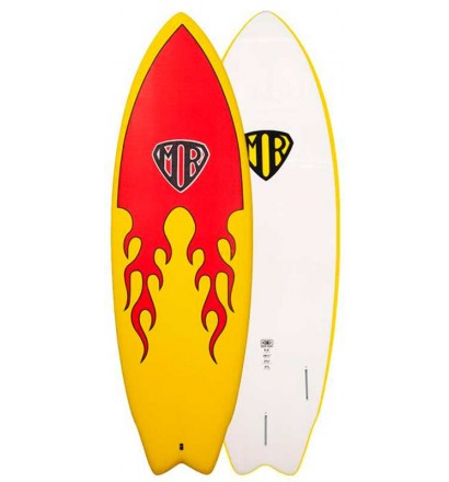 Prancha de surf softboard Ocean & Earth MR Twin Fin Epoxy-Soft