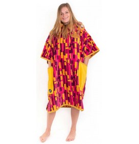 Poncho All In V Bumpy Women Jacquard