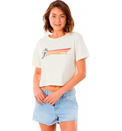 T-Shirt Rip Curl Golden State Crop tee