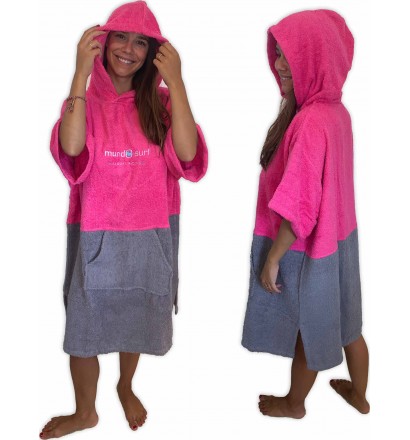 Poncho Mundo-Surf Womens Bicolor