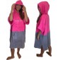 Poncho Mundo-Surf Womens Bicolor