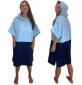 Poncho Mundo-Surf Womens Bicolor