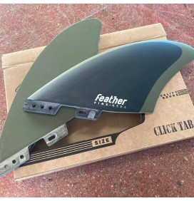 Ailerons de surf Feather Fins Keel Click Tab