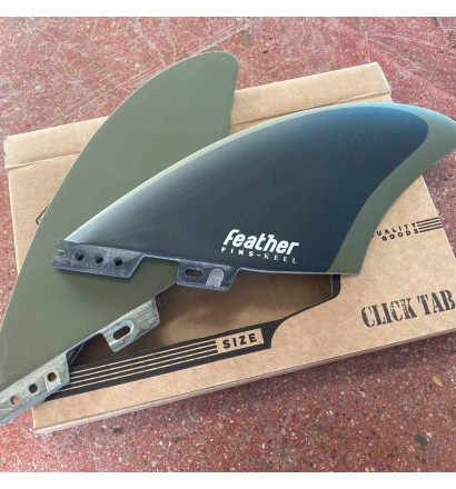 Ailerons de surf Feather Fins Keel Click Tab