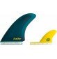 Ailerons de surf Feather Twin Fin 2+1 A.I. Single Tab