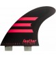 Quillas de surf Feather Ultralight Epoxy HC Click Tab